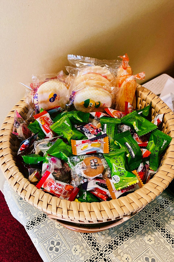 坂東タイマッサージ エーアンドエー　　施術後のお菓子やキャンディ