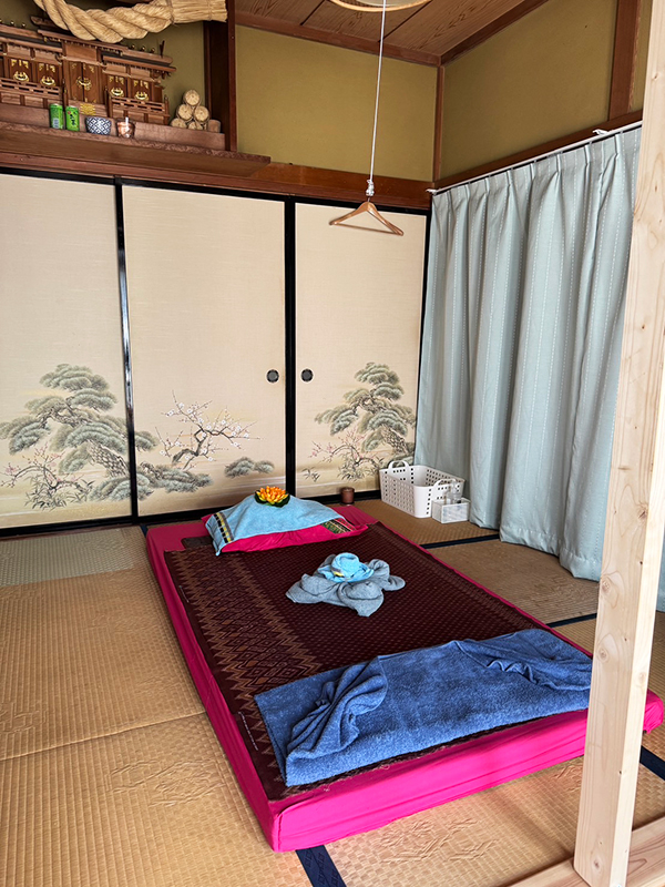 下館タイマッサージ ベナー 畳のお部屋とマット