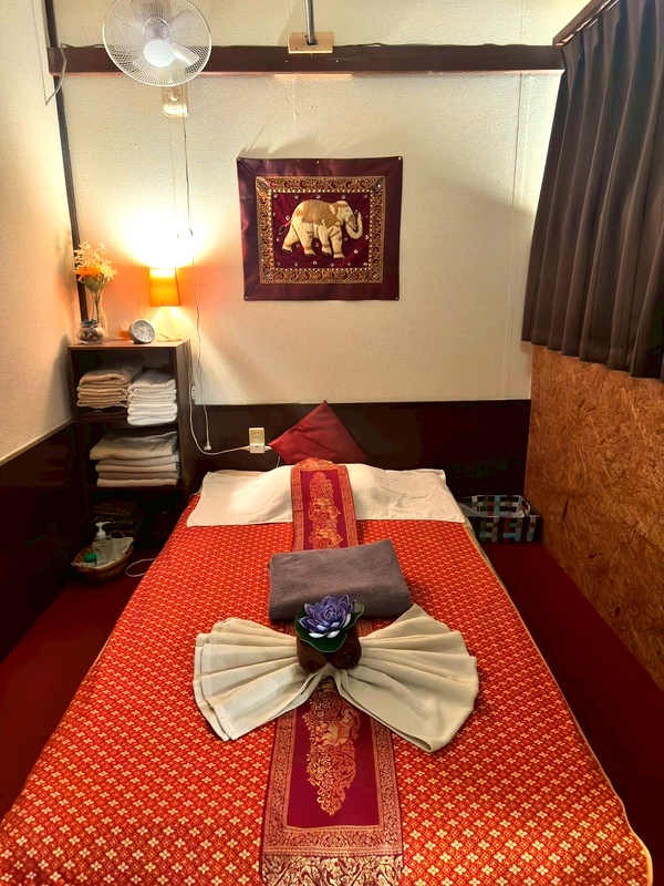 坂東タイマッサージ ブアトーン　マッサージルームの様子　完全個室