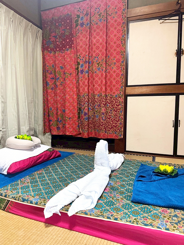 茨城県筑西市タイマッサージ アイヴィー 店内　マッサージルーム