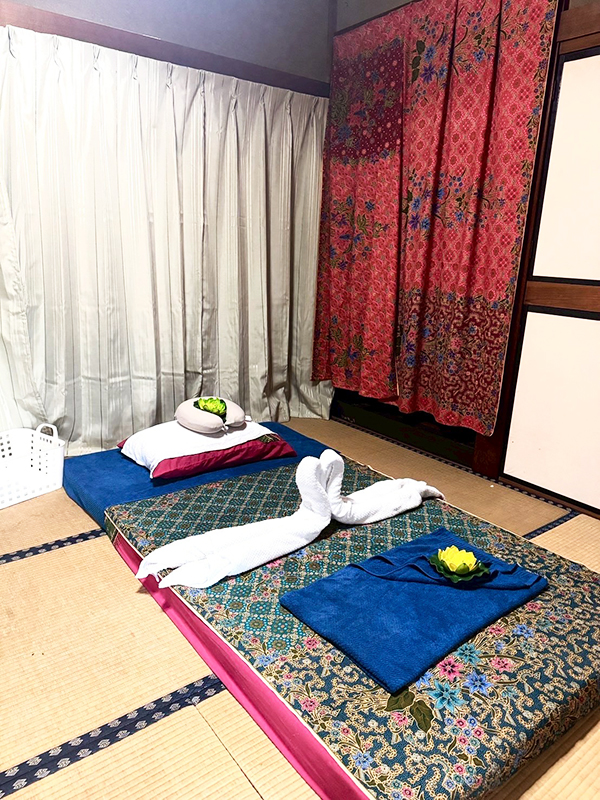 茨城県筑西市タイマッサージ アイヴィー 店内　マッサージルーム