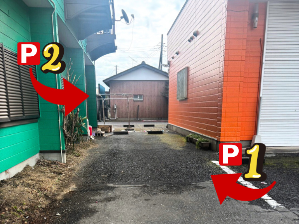 神栖タイマッサージ パヤータイ 店舗隣の駐車場