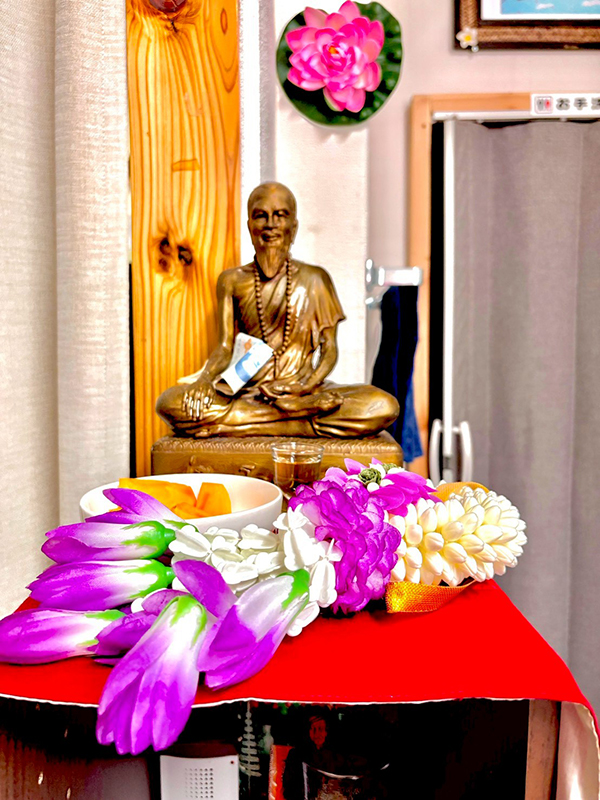 船橋タイマッサージ ランリラックス　タイ風のインテリア