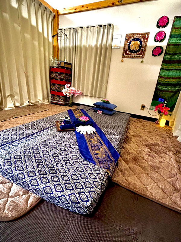 船橋タイマッサージ ランリラックス　店内マッサージマット